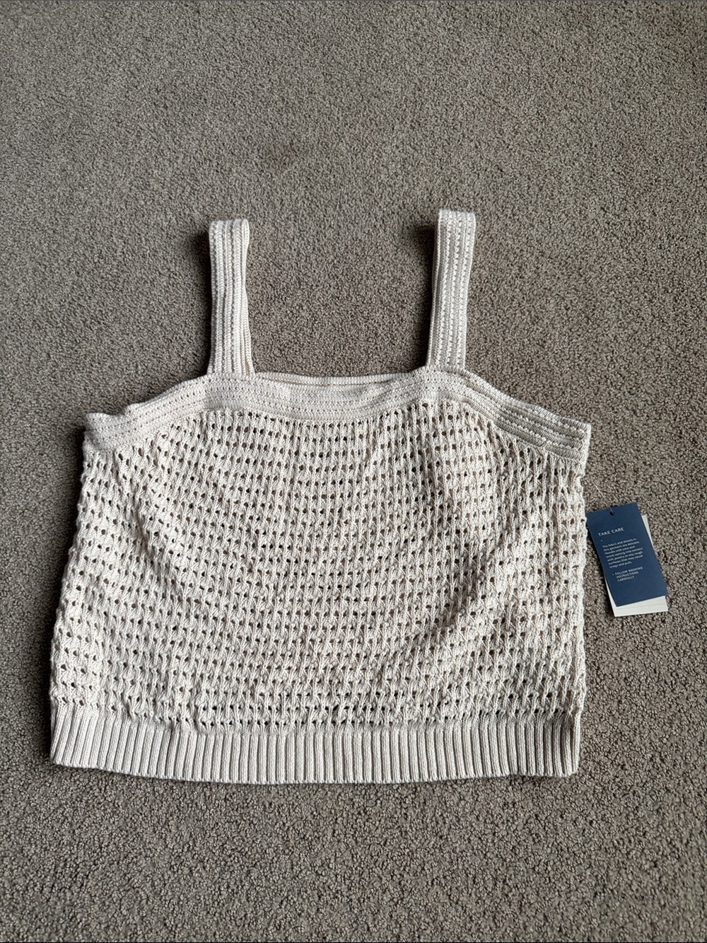 T68 NWT Universal Thread Women's Openwork Sweater Tank - ™ Size: XXL - Picture 2 of 5